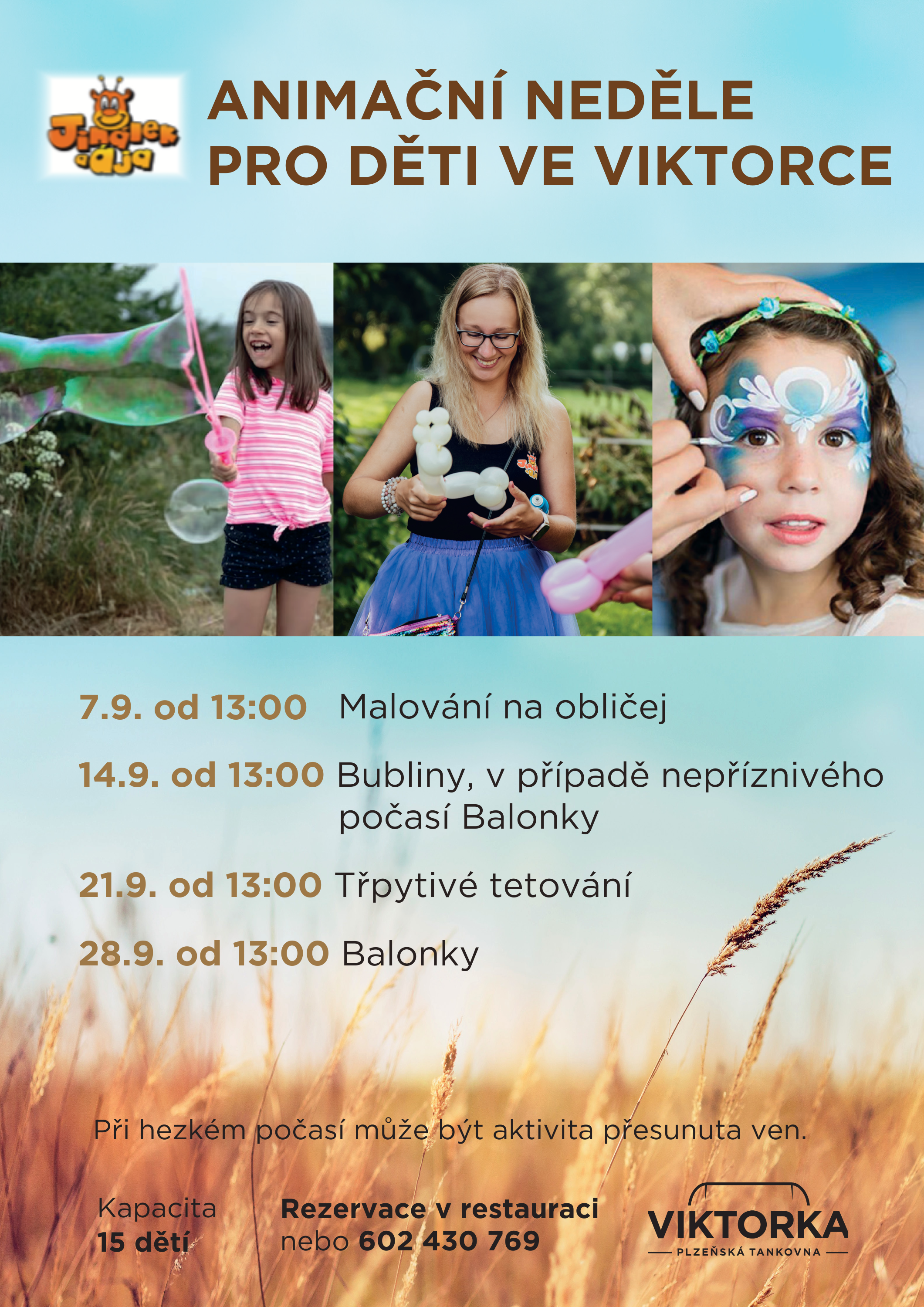 Nedělní animační program